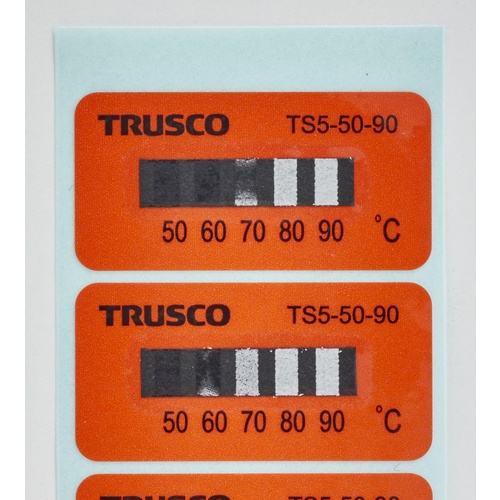 温度シール3点表示不可逆性70℃～90℃(40枚入り)【TS3-70-90】