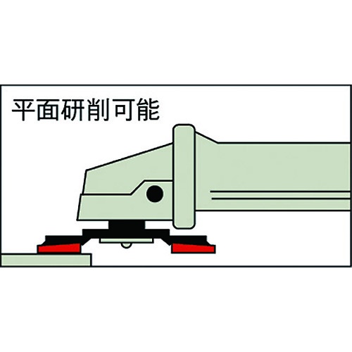 GPトップフラット アランダム #100 Φ100 10枚入【GPF100-A100】