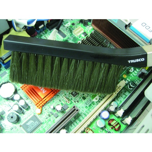 除電ブラシ 毛丈40mm台座樹脂タイプ ロング【TJBJ40-L】