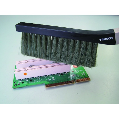 除電ブラシ 毛丈40mm台座樹脂タイプ ロング【TJBJ40-L】