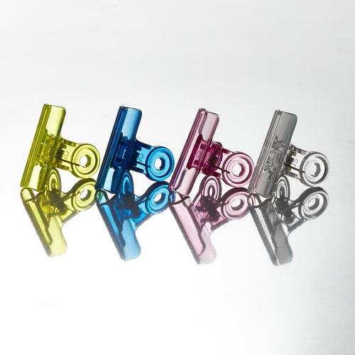 ポリカクリップ 38MM 黄(20個入)【PC20-Y】