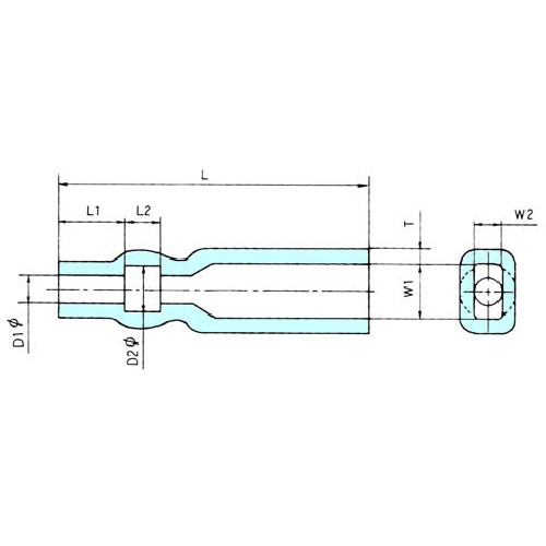 平型端子用絶縁キャップ110型用 内径3.0Φタイプ 50個入【ZCB110-3.0-50】