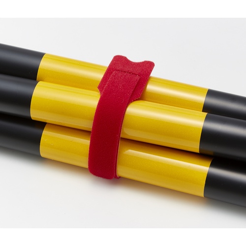 マジックバンド ストラップ 40cm 黒 (4本入)【MKS-3840-BK】