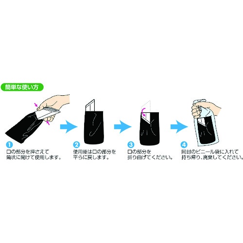 携帯トイレ小用 5個セット入【KTOIS-5S】