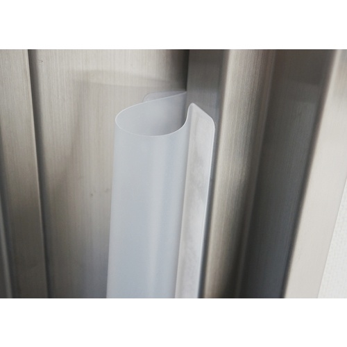 PP指詰め防止ストッパー 透明 長さ440mm 2個入【PPS-440-2】