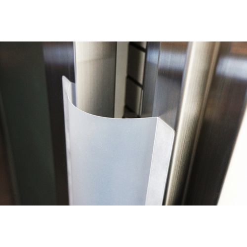 PP指詰め防止ストッパー 透明 長さ440mm 2個入【PPS-440-2】