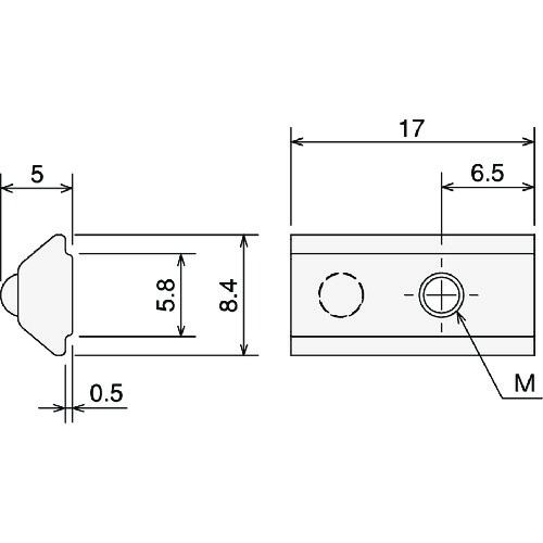 TSF20用EasyナットSS(M5)CN【TSFBPN39】