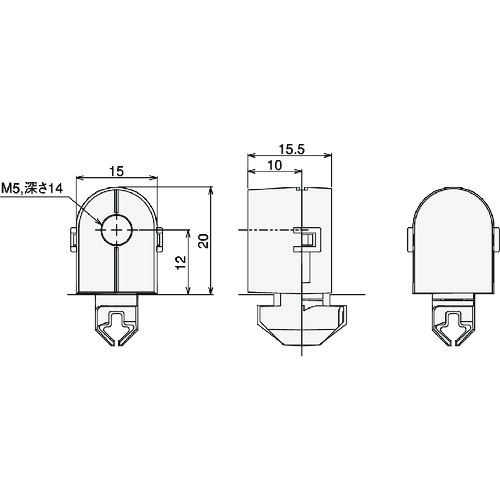 TSF30用カバーホルダーS キャップ付【TSFAKH6】