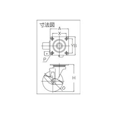 TYSシリ-ズ オールステンレス 自在SP付 ウレタン Φ75【TYSUB-SUS-75】