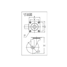 TYSシリ-ズ オールステンレス 自在 ウレタン Φ125【TYSU-SUS-125】