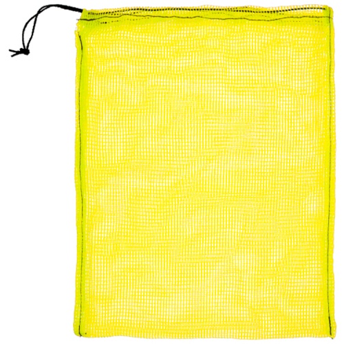 メッシュ袋 小 1枚入 39X55cm 目合4mm 黄色【MH-S-1-Y】