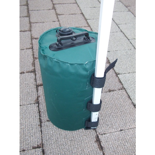 屋外用 マルチウエイト バンドテープ付 10L グリーン【TMWB-10L---】