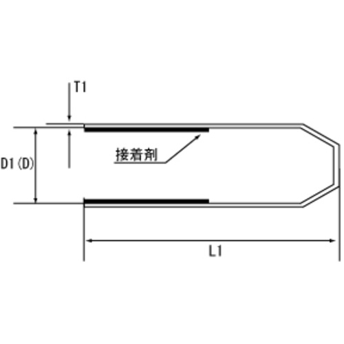 2:1収縮キャップ 収縮前内径100.0mm 1個入【STB-100】