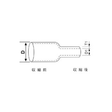 TRUSCO 耐熱150℃収縮チューブ 収縮前内径6.4mm 長さ1m 10本入り 透明【HR150-6.4T】