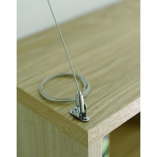 ワイヤー吊りパーツ 2点ビス止め 1.0～1.5Φ用【TBS-30B】