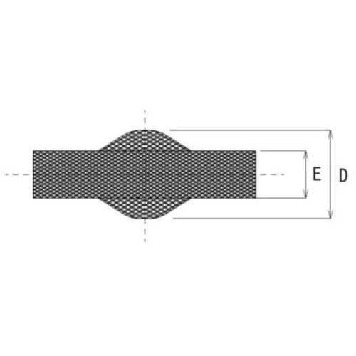 スタンダード網チューブ 折径幅50mm 長さ10m 1巻【BTS40-10】