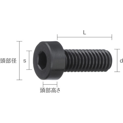 ガラス繊維強化ポリアミドMXD6 RENY白 六角穴付低頭ボルト M3X8 50本入【BRENY-BKLCM3X8】