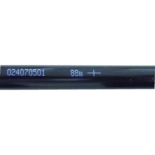 ポリウレタンチューブ 4X2.5mm 10m巻 黒【TEN-4X2.5-10-BK】