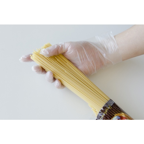 使い捨てエラストマー手袋 内エンボス Lサイズ (100枚入)【TPE-1007L】