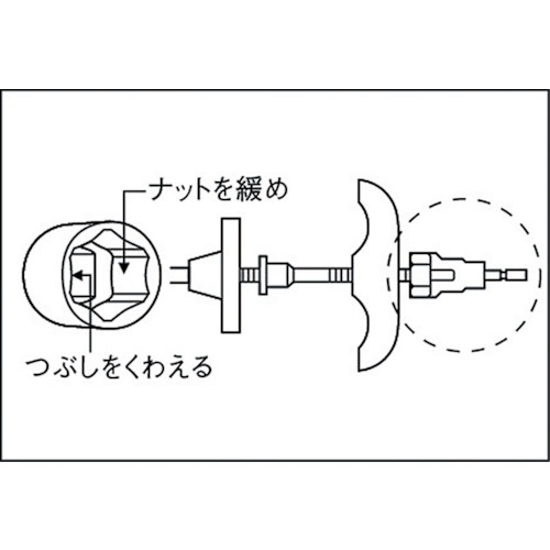 電動ドライバーソケット アイビー取付用 21mm【TEFT-21】