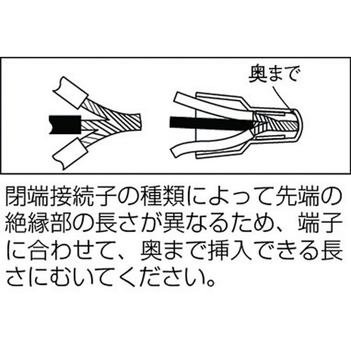 絶縁被覆付閉端接続子CE-5 (20個入)【T-CE-5】