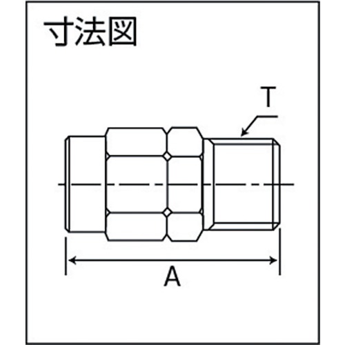 SUSメイルコネクタ 適用チューブ径6X4 ねじR3/8【TS6-03M】