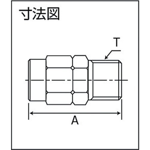 SUSメイルコネクタ 適用チューブ径10X8 ねじR1/2【TS10-04M】