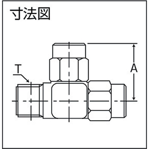 SUSメイルランティ 適用チューブ径8X6 ねじR3/8【TS8-03RT】