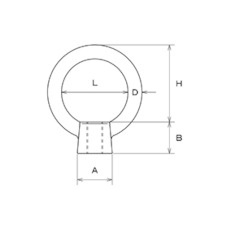 ステンレス ビッグアイナット(鋳造製)8MM【TINB-8M】
