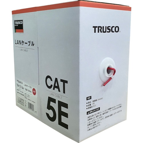LANケーブル カテゴリ5e 300m 黒【TUTP-CAT5E-300BK】
