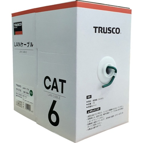 LANケーブル カテゴリ6 300m オレンジ【TUTP-CAT6-300OR】