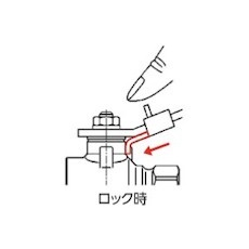 ロック機構付きボールバルブ(400型・青銅)11/4【BAV-LSF32A】
