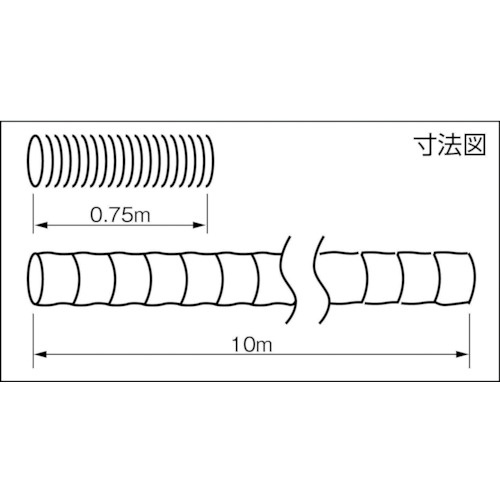 アルミフレキシブルダクト 内径Φ160X10m【TAF-15010】