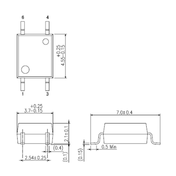 フォトカプラ(トランジスタ出力) TLP185(GR.E) 東芝製｜電子部品