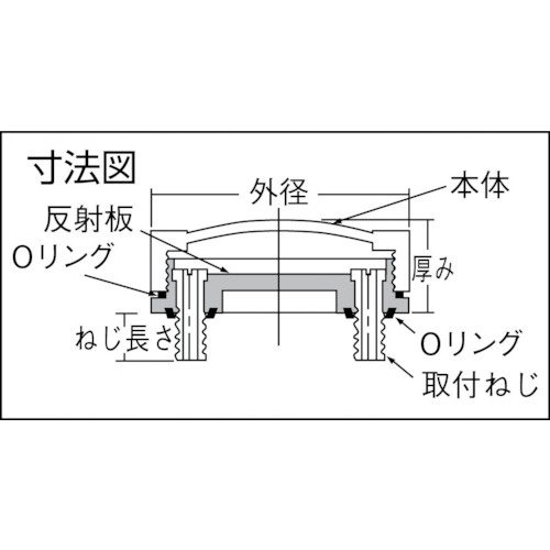光宝 オイルポット窓 外径56 M6×1.00【SP-3】