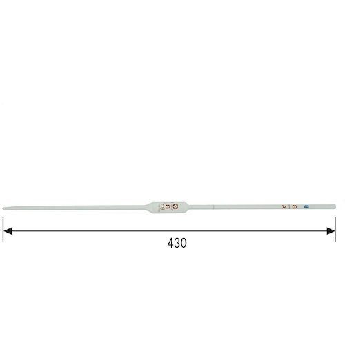SIBATA ホールピペット スーパーグレード 8mL【020030-8A】