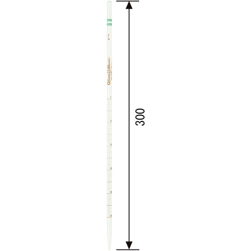 SIBATA メスピペット 中間目盛 スーパーグレード 0.1mL【020010-01A】