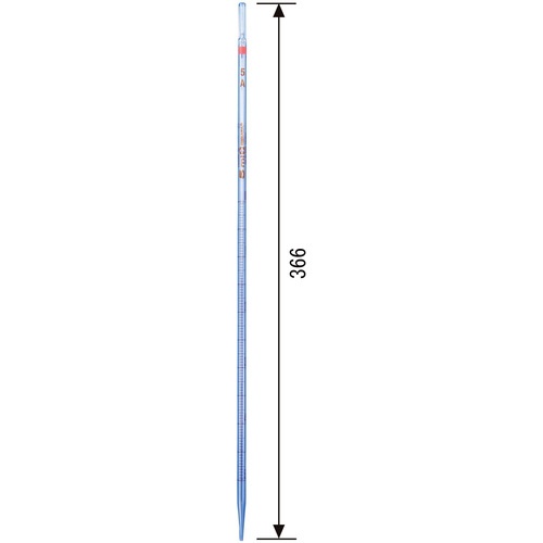 SIBATA メスピペット 中間目盛 スーパーグレード 5mL【020010-5A】