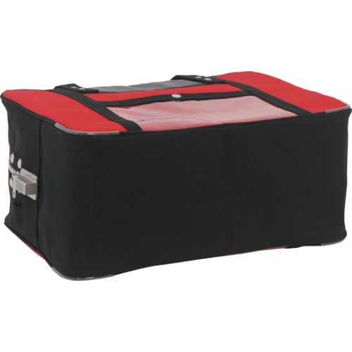 SANEI 帆布メール用ボストン(M)SED-1錠付 赤【BTM-SED-02】