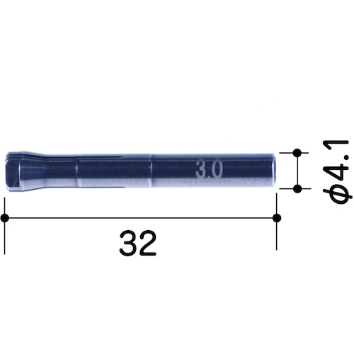 E‐FORCE コレットチャック(Φ3.0mm)【DCC30】