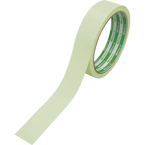 日東エルマテ 中輝度蓄光テープ JIS-JB級 0.25mm×24mm×5m グリーン【NB-2405B】