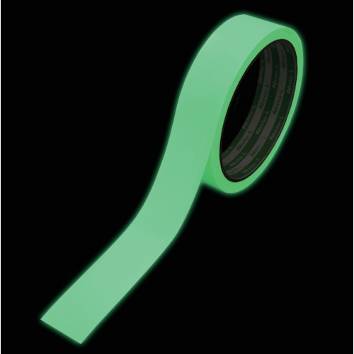 日東エルマテ 高輝度蓄光テープ JIS-JC級 0.3mm×24mm×5m グリーン【NB-2405C】