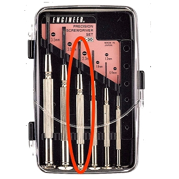 精密ドライバー マイナスドライバー 2 3 0 35 Dk 34 エンジニア製 電子部品 半導体通販のマルツ