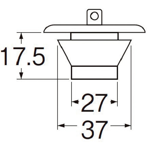 SANEI バス用W式クサリ付ゴム栓【PH27-37】