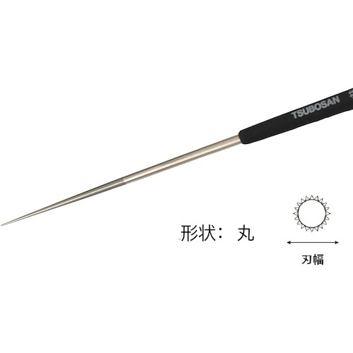 ツボサン ダイヤモンドヤスリ S-8 丸 #600-60L【DSMA0860】