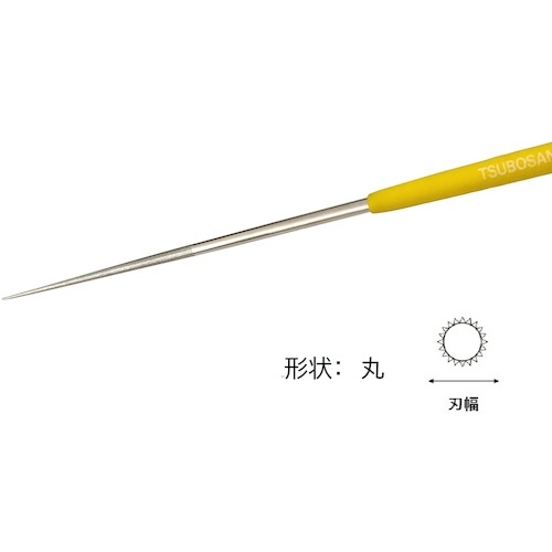 ツボサン ダイヤモンドヤスリ S-10 丸 #400-50L【DSMA1040】