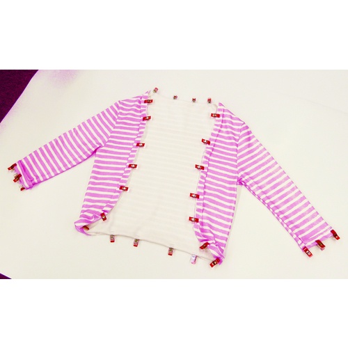 クロバー 仮止めクリップ 30個入 赤【22-738】