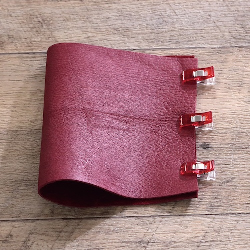 クロバー 仮止めクリップ 30個入 赤【22-738】