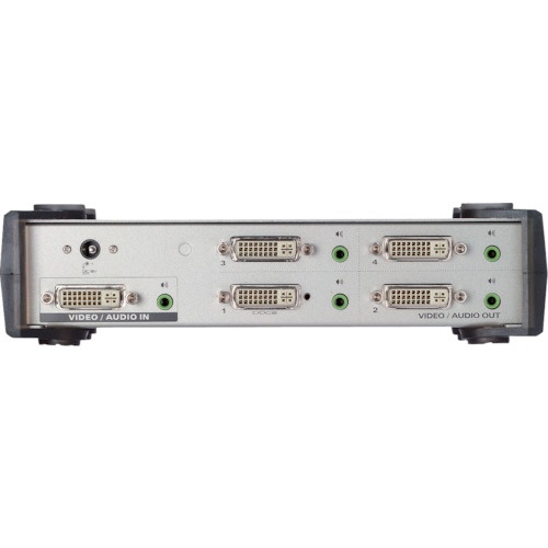 ATEN ビデオ分配器 DVI /1入力 / 4出力 / オーディオ / シングルリンク対応【VS164】