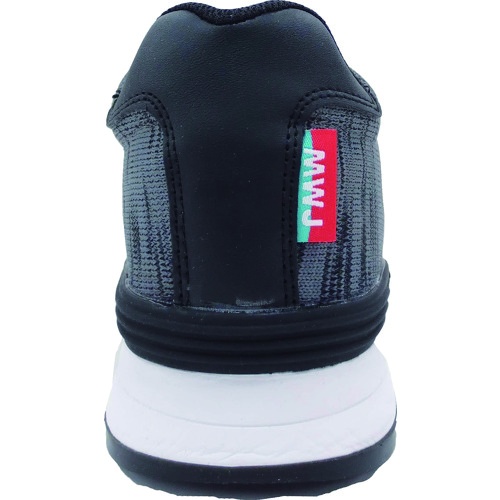 ミドリ安全 女性用先芯入ニットタイプスニーカー MWJ-710 ブラック 23.0CM【MWJ-710-BK-23.0】